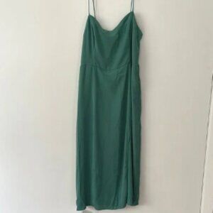 NWT ABERCROMBIE & FITCH Spaghetti Strap Midi Dress